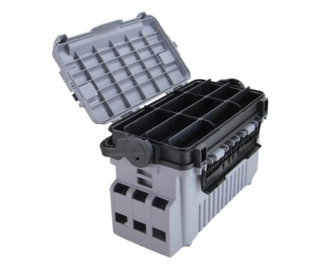 AQUA MARINE - Fishing Tackle Box - Multiple Colors Available (Medium Size)